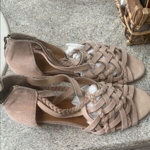 Corso Como Braided Beige Sandals
